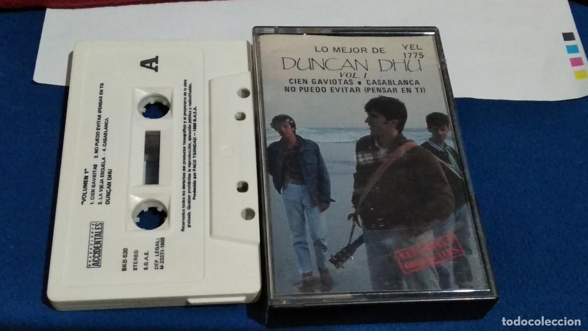 Casetes antiguos: DUNCAN DHU / LO MEJOR VOL 1 MIKEL ERENTXUN, DIEGO VASALLO - CASSETTE 1988 ACCIDENTALES YEL CASETE