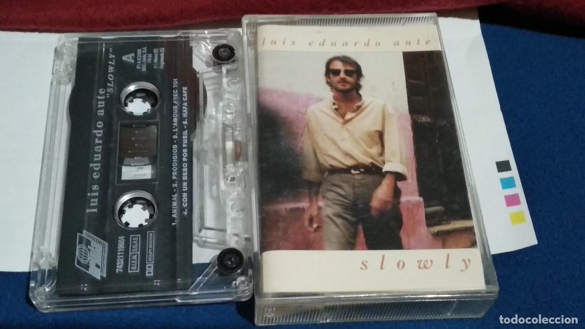 Casetes antiguos: LUIS EDUARDO AUTE / SLOWLY - 1992 ARIOLA - CASETE CINTA