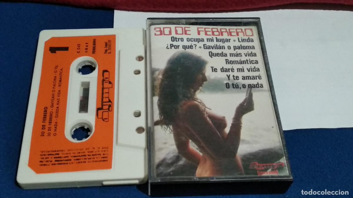 Casetes antiguos: 30 DE FEBRERO / &Eacute;XITOS 1977 OLIMPO COVER - CASETE CINTA CASSETTE