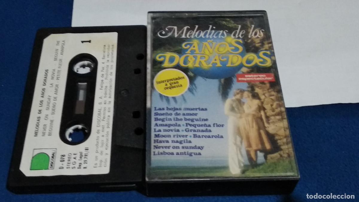 Casetes antiguos: MELODIAS DE LOS A&Ntilde;OS DORADOS / &Eacute;XITOS 1981 DISCOBAL - CASETE CINTA CASSETTE