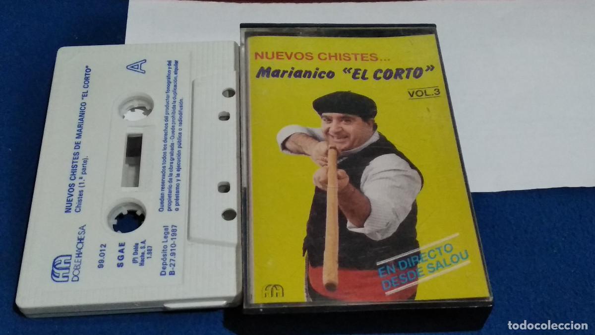 Casetes antiguos: NUEVOS CHISTES.. MARIANICO EL CORTO - EN DIRECTO DESDE SALOU VOL 3 ) 1986 DOBLE HACHE - CASETE CINTA
