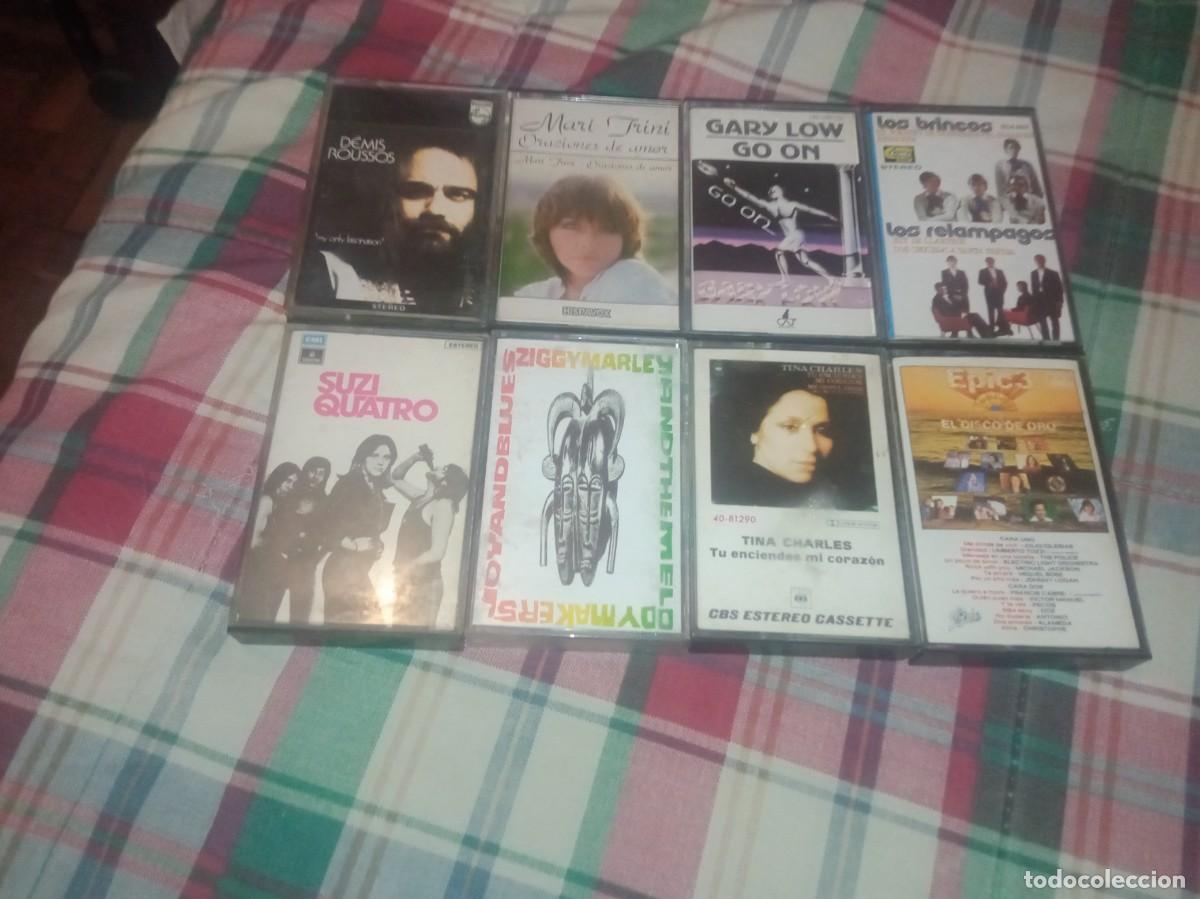 Casetes antiguos: Lote de 8 casettes variadas