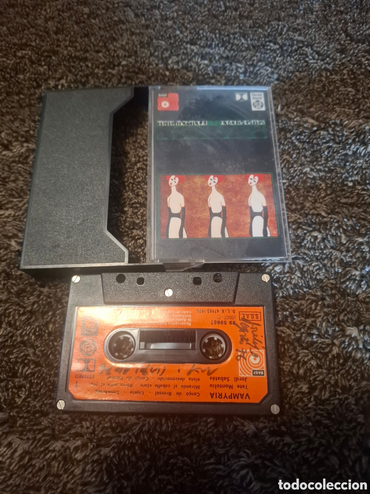 Casetes antiguos: Tete Montoliu Jordi Sabat&eacute;s Vampyria