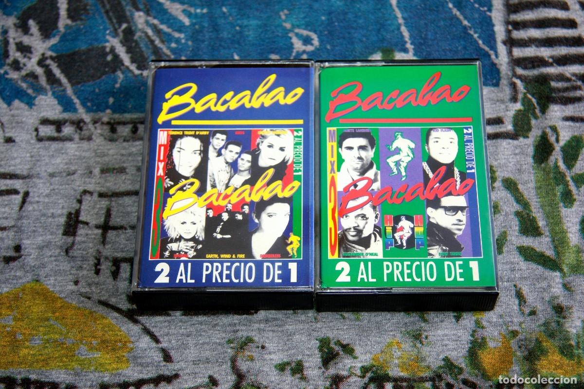 Casetes antiguos: ⭐️Bacalao Mix 3 - Mixed by Rebeldes sin Pausa - 461088 4 (SE) - CBS - DOBLE CASSETTE - 1988⭐️