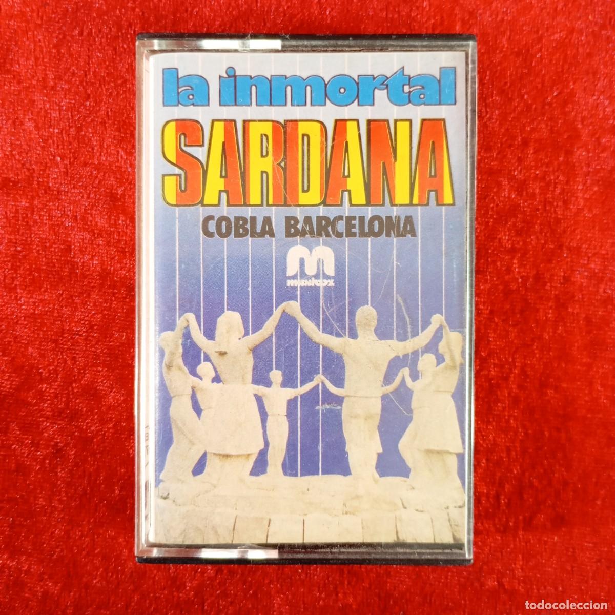 Casetes antiguos: LA INMORTAL SARDANA - COBLA BARCELONA - CASETE - STEREO - MUSIVOX - 7+7 PISTAS - 01-077 / 3042