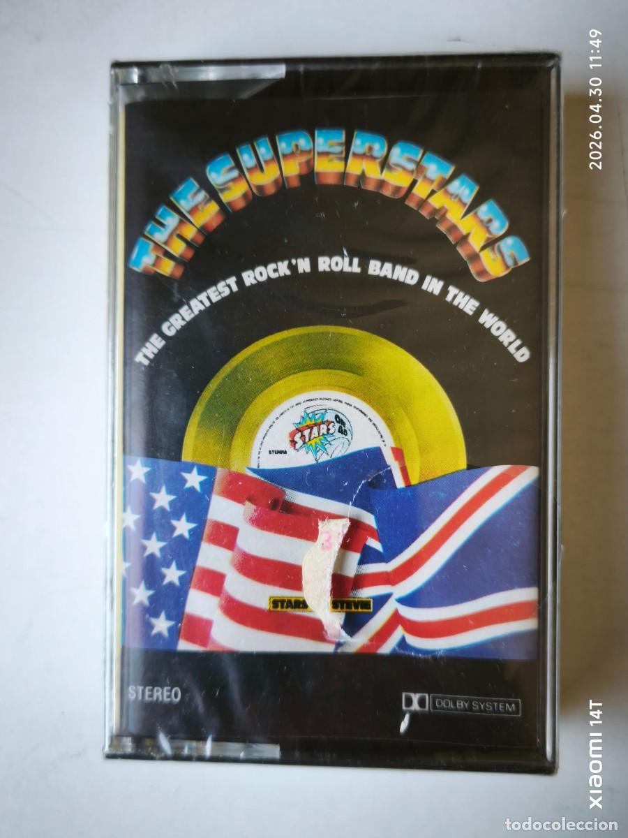 Casetes antiguos: THE SUPERSTARS-THE GREATEST ROCK&acute;N ROLL IN THE WORLD( CNR7199334) CASETE