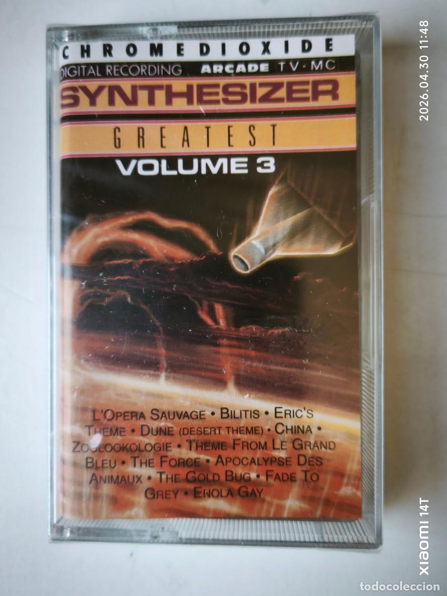 Casetes antiguos: SYNTHESIZER-GREATETS VOL 3(ARCADE 02424041). CASETE