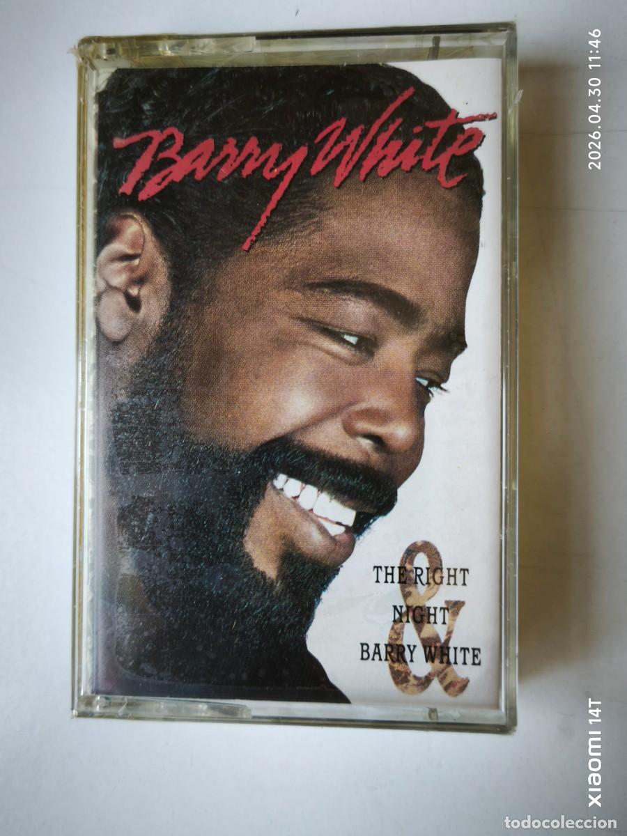 Casetes antiguos: BARRY WHITE-THERCN NIGHT (AM RECORDS 395154-4)CASETE