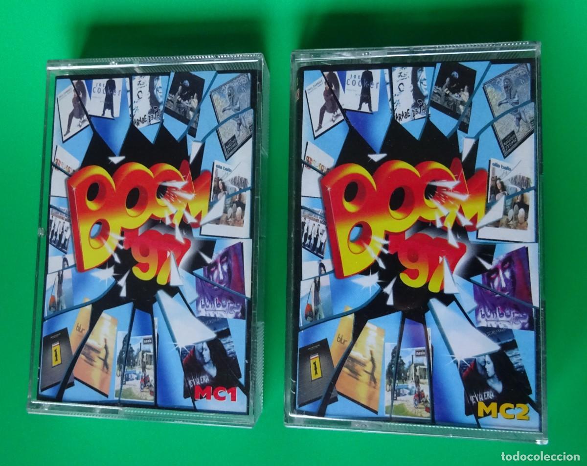 Casetes antiguos: DOBLE CASSETTE BOOM 97, VER CANCIONES EN FOTO
