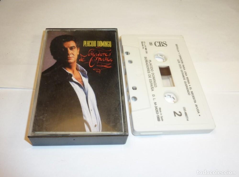 Casetes antiguos: PLACIDO DOMINGO // SO&Ntilde;ADORES DE ESPA&Ntilde;A // 1989 // CASETE