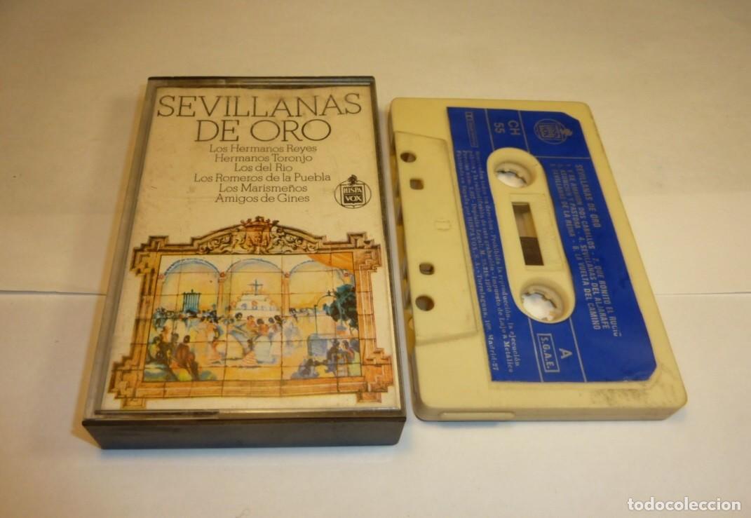 Casetes antiguos: SEVILLANAS DE ORO // VARIOS // 1977 // CASETE