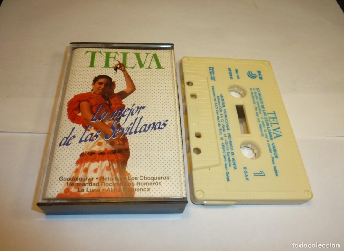 Cassetes antigas: LO MEJOR DE LAS SEVILLANAS // REVISTA TELVA // 1992 // CASETE