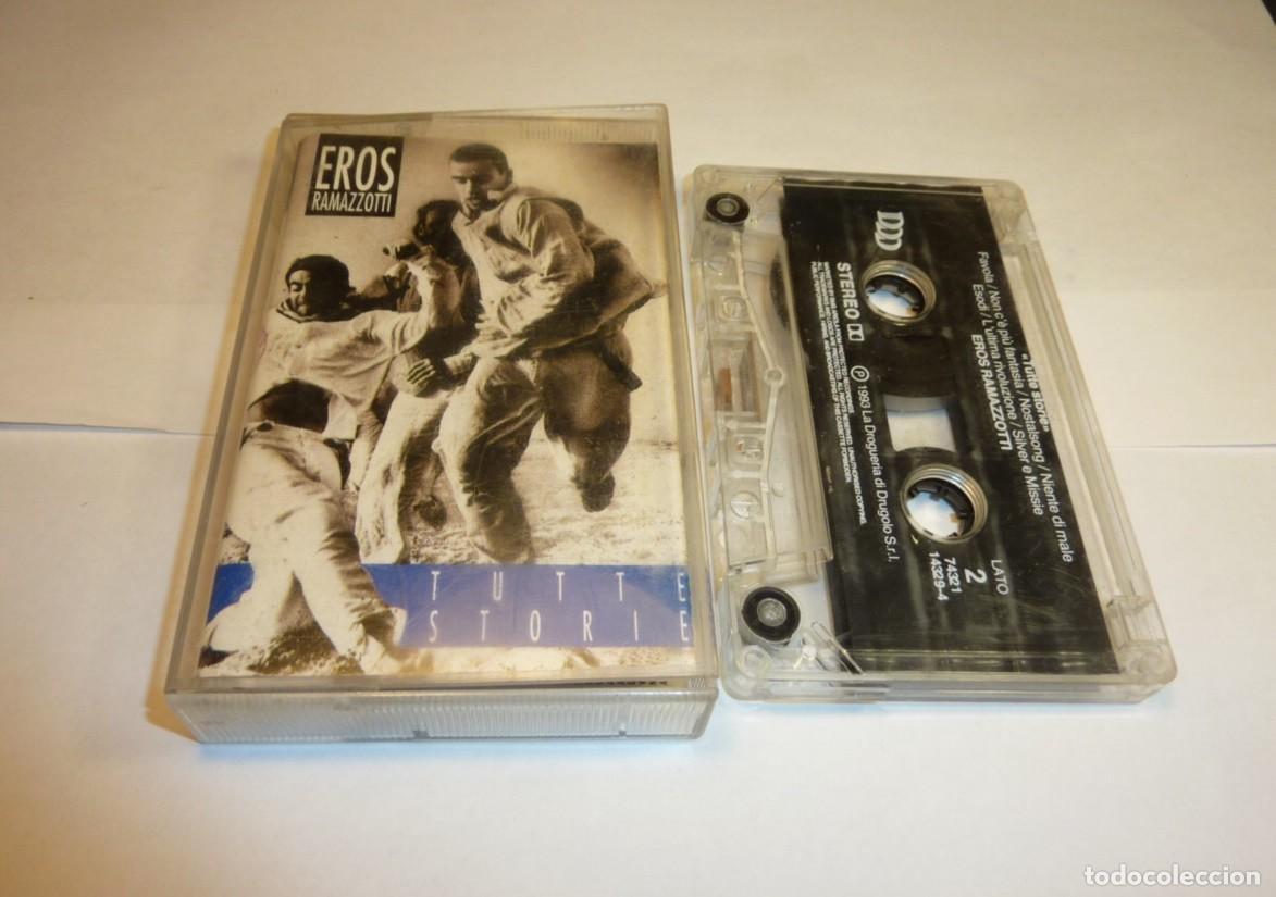 Cassetes antigas: EROS RAMAZZOTTI // TUTTE STORIE // 1993 // CASETE