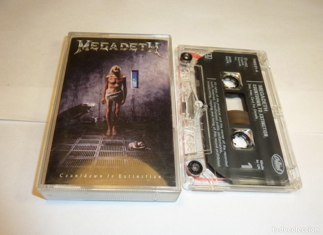 Casetes antiguos: MEGADETH // COUNTDWN TO EXTINCTION // ENGLAND // 1992 // CASETE