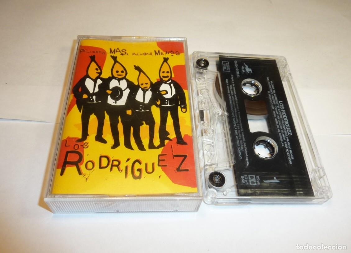 Casetes antiguos: LOS RODRIGUEZ // PALABRAS MAS PALABRAS MENOS // 1995 // CASETE