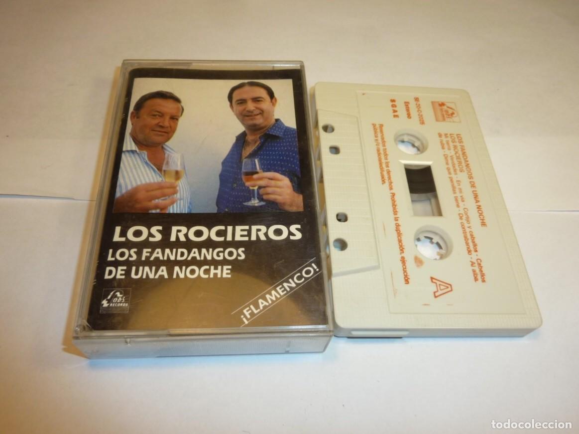 Casetes antiguos: LOS ROCIEROS // LOS FANDANGOS DE UNA NOCHE // 1990 // CASETE