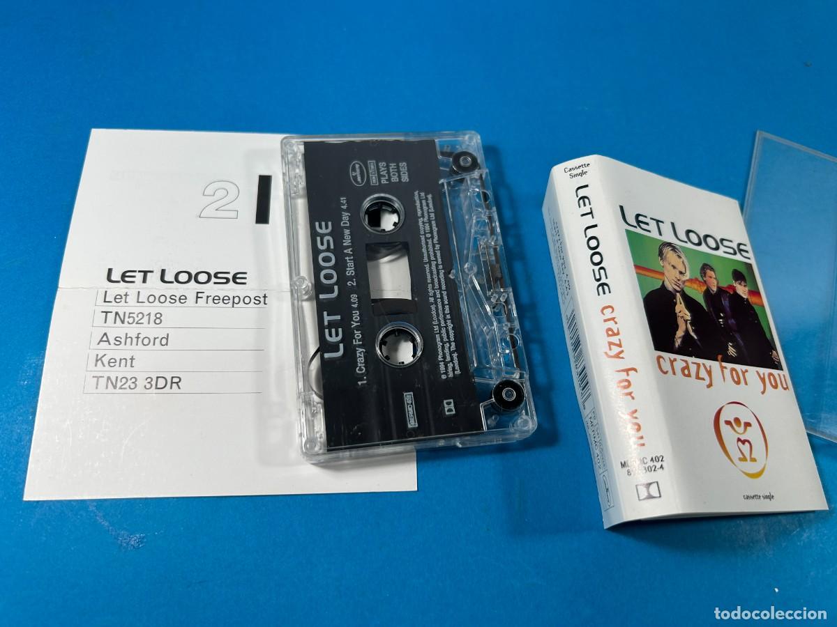Casetes antiguos: LET LOOSE - CRAZY FOR YOU - Foto 2