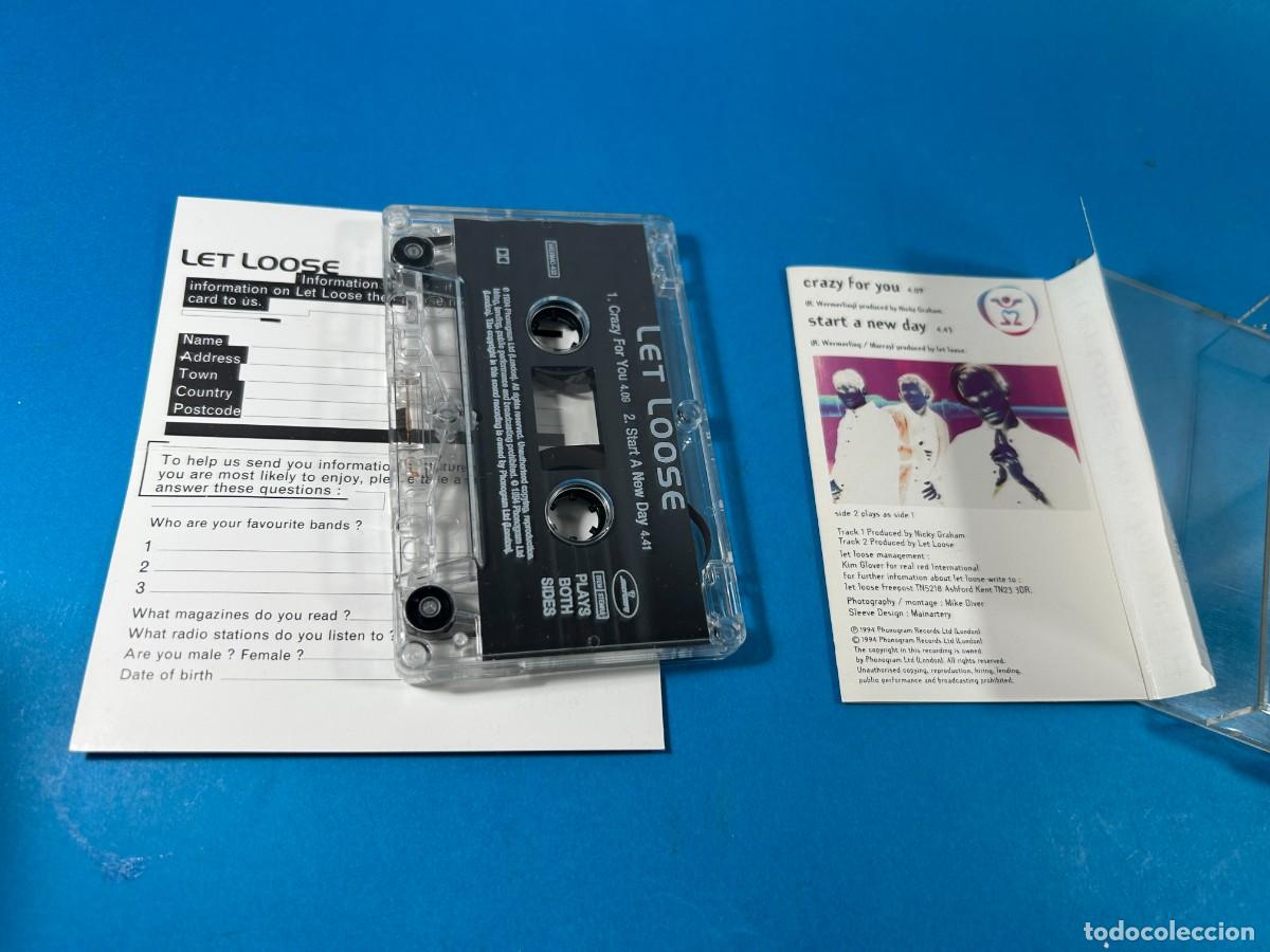 Casetes antiguos: LET LOOSE - CRAZY FOR YOU - Foto 3