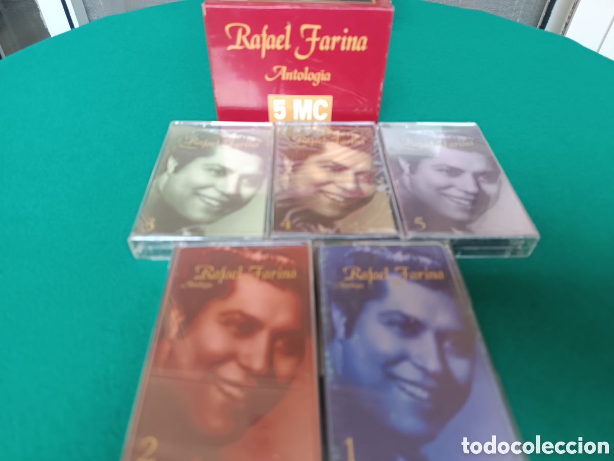Casetes antiguos: RAFAEL FARINA : ANTOLOG&Iacute;A - CINCO CASETES