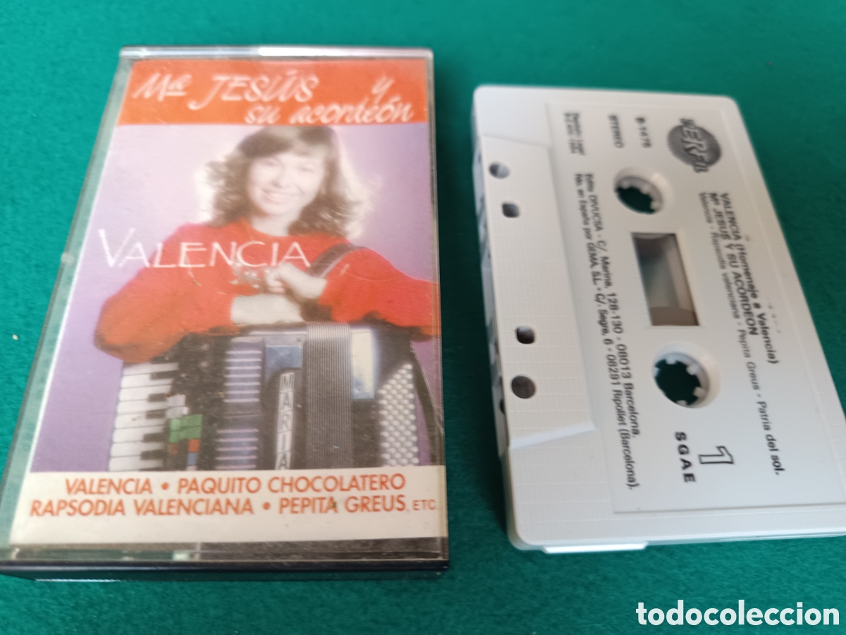 Casetes antiguos: MARIA JES&Uacute;S Y SU ACORDE&Oacute;N : VALENCIA