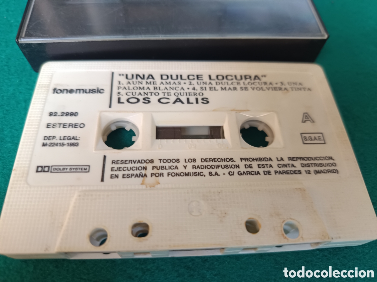 Casetes antiguos: LOS CALIS : UNA DULCE LOCURA - SOLO EL CASETE