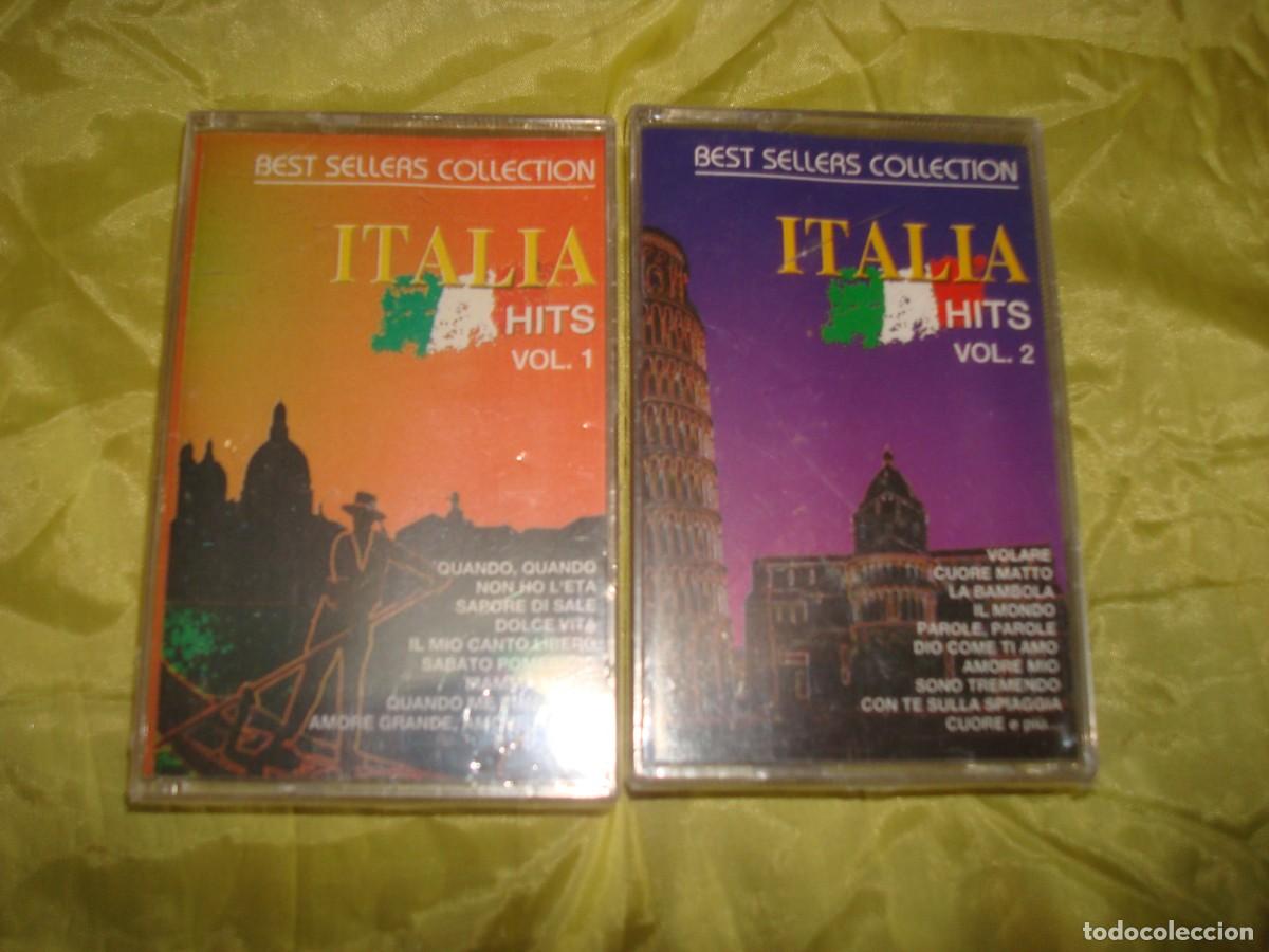 Casetes antiguos: ITALIA HITS. VOL. 1 Y 2. BEST SELLER COLLECTION. 2 CASETE&acute;S. PRECINTADOS