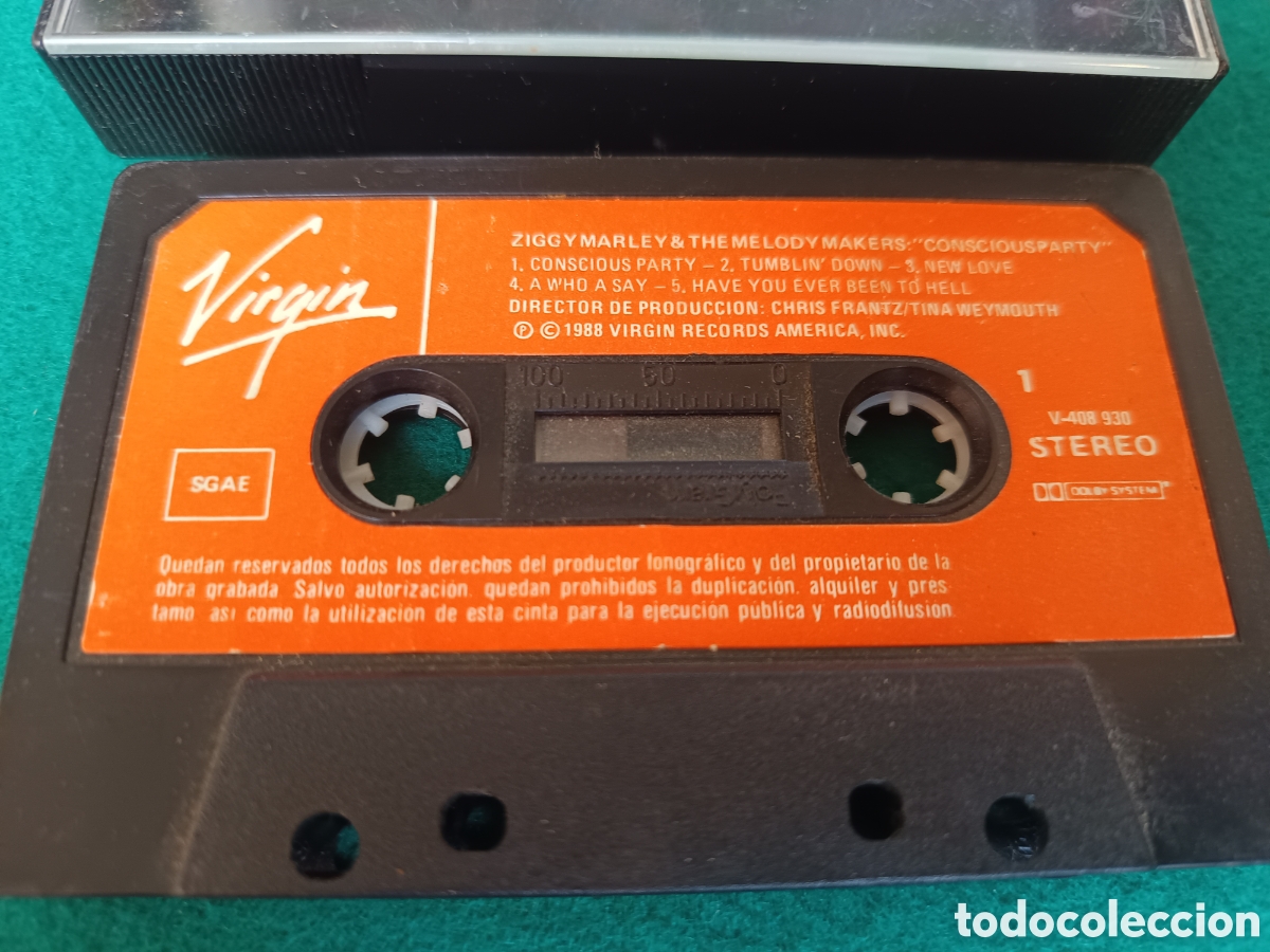 Casetes antiguos: ZIGGY MARLEY & THE MELODY MARKERS - SOLO EL CASETE