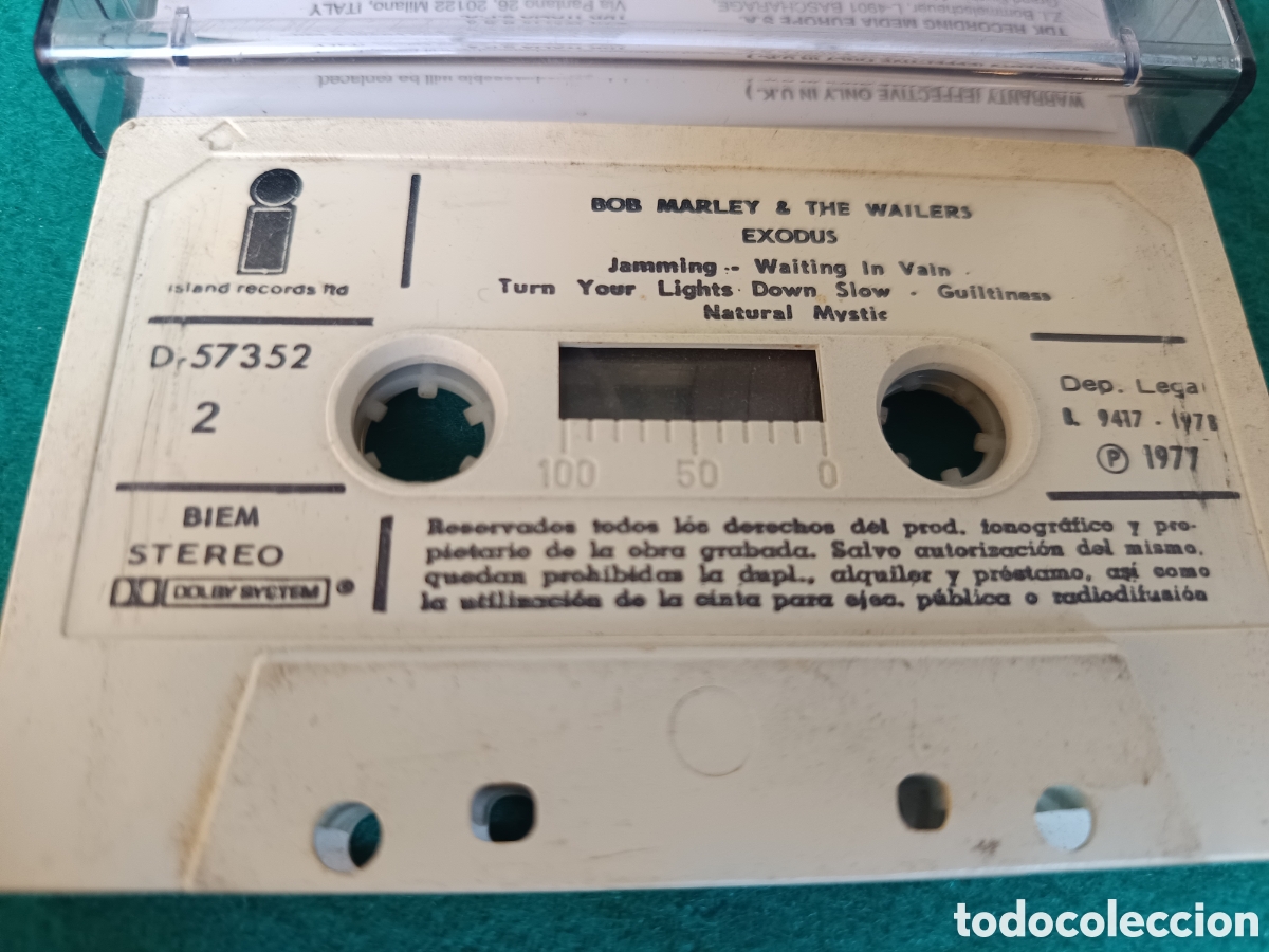 Casetes antiguos: BOB MARLEY & THE WAILERS : ECODUS - SOLO CASETE