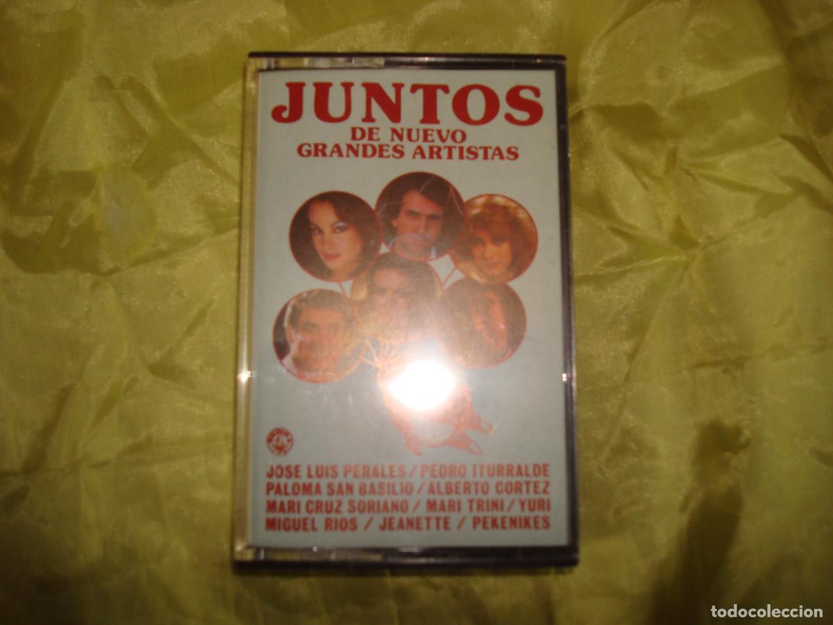 Casetes antiguos: JUNTOS. DE NUEVO GRANDES ARTISTAS. PERALES, MARI TRINI...HISPAVOX, 1982. CASETE