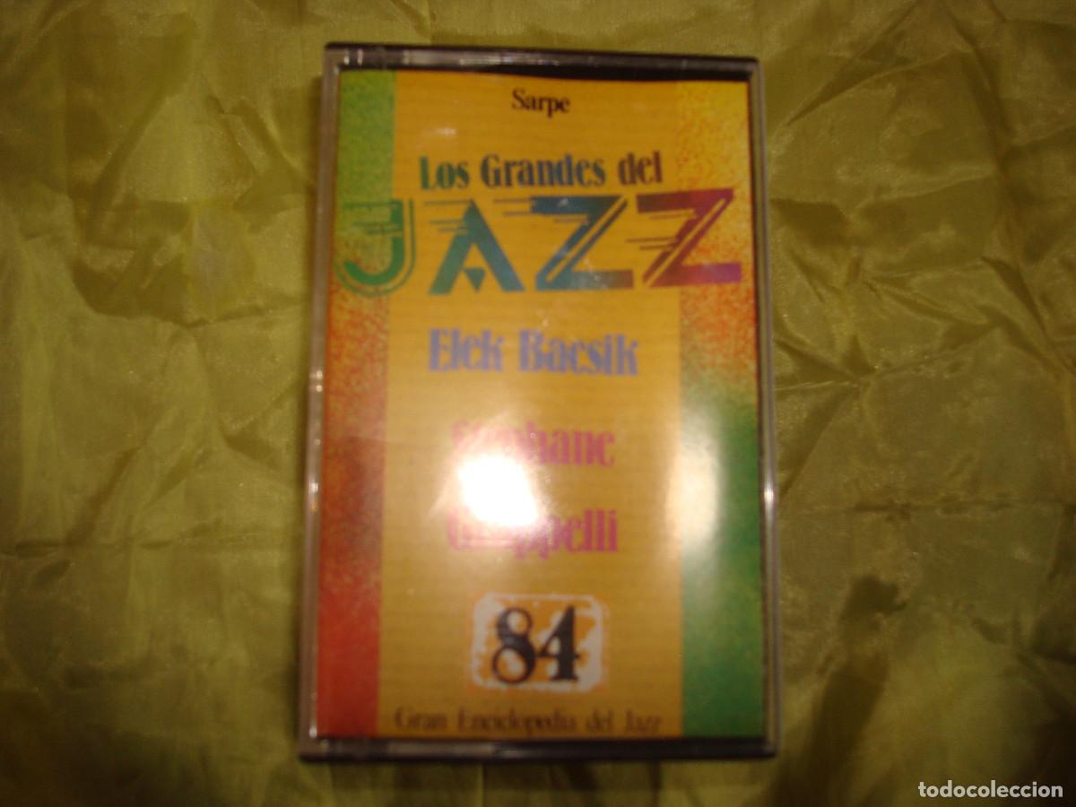 Casetes antiguos: LOS GRANDES DEL JAZZ : ELEK BACSIK / GRAPPELLI. N&ordm; 84 SARPE. CASETE