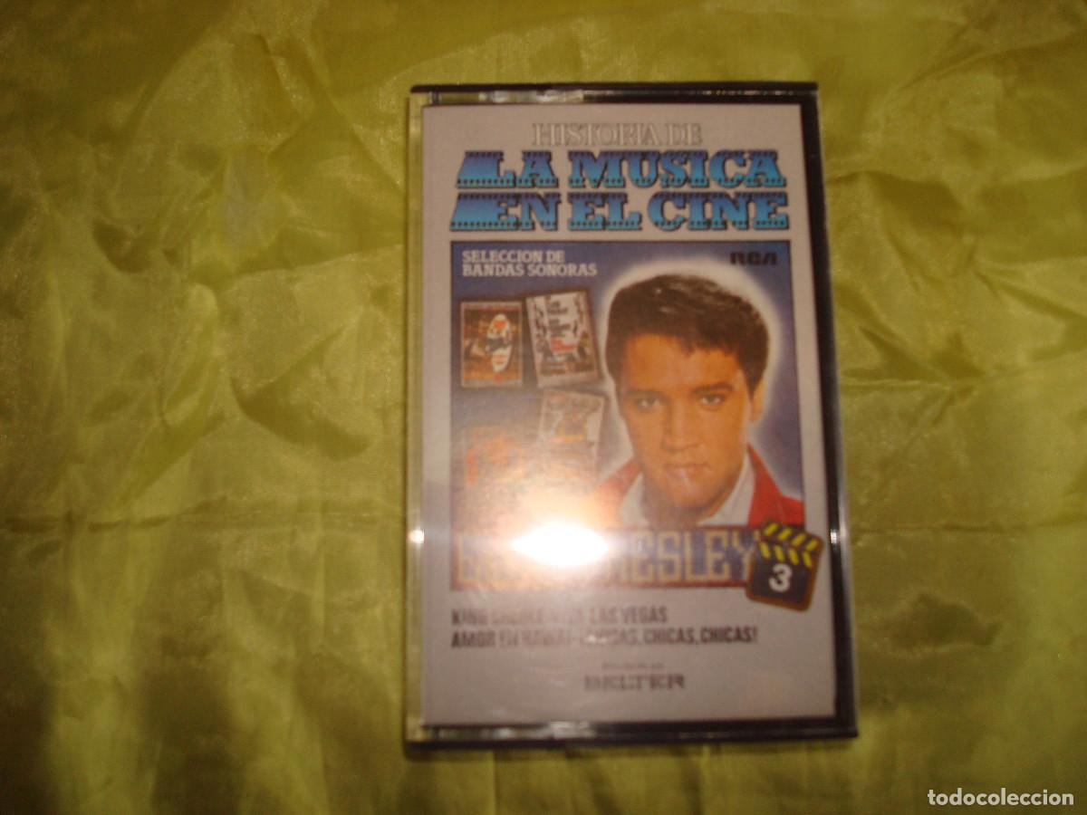Casetes antiguos: LA MUSICA EN EL CINE 3. ELVIS PRESLEY. KING CREOLE, VIVA LAS VEGAS...CASETE