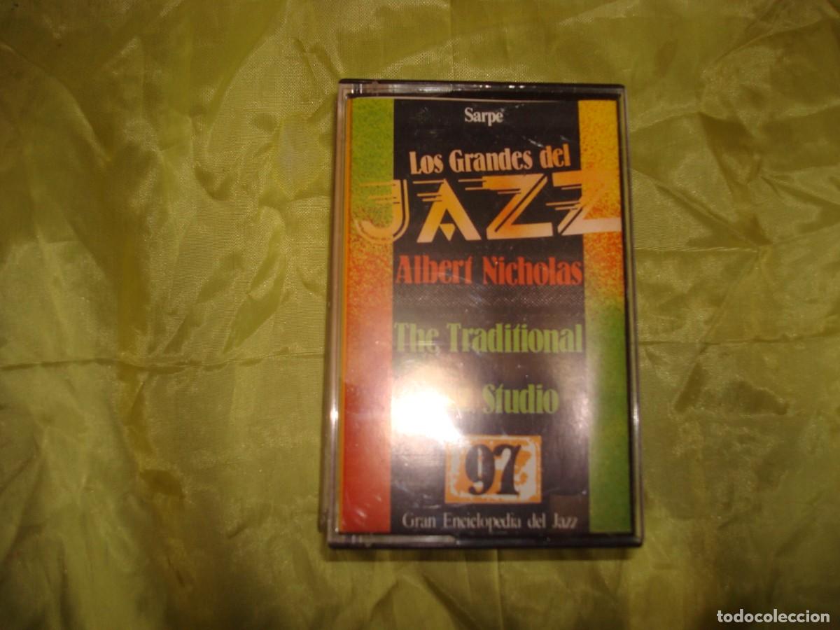 Casetes antiguos: LOS GRANDES DEL JAZZ : ALBERT NICHOLAS/ THE TRADITIONAL/JAZZ STUDIO. N&ordm; 97. SARPE. CASETE