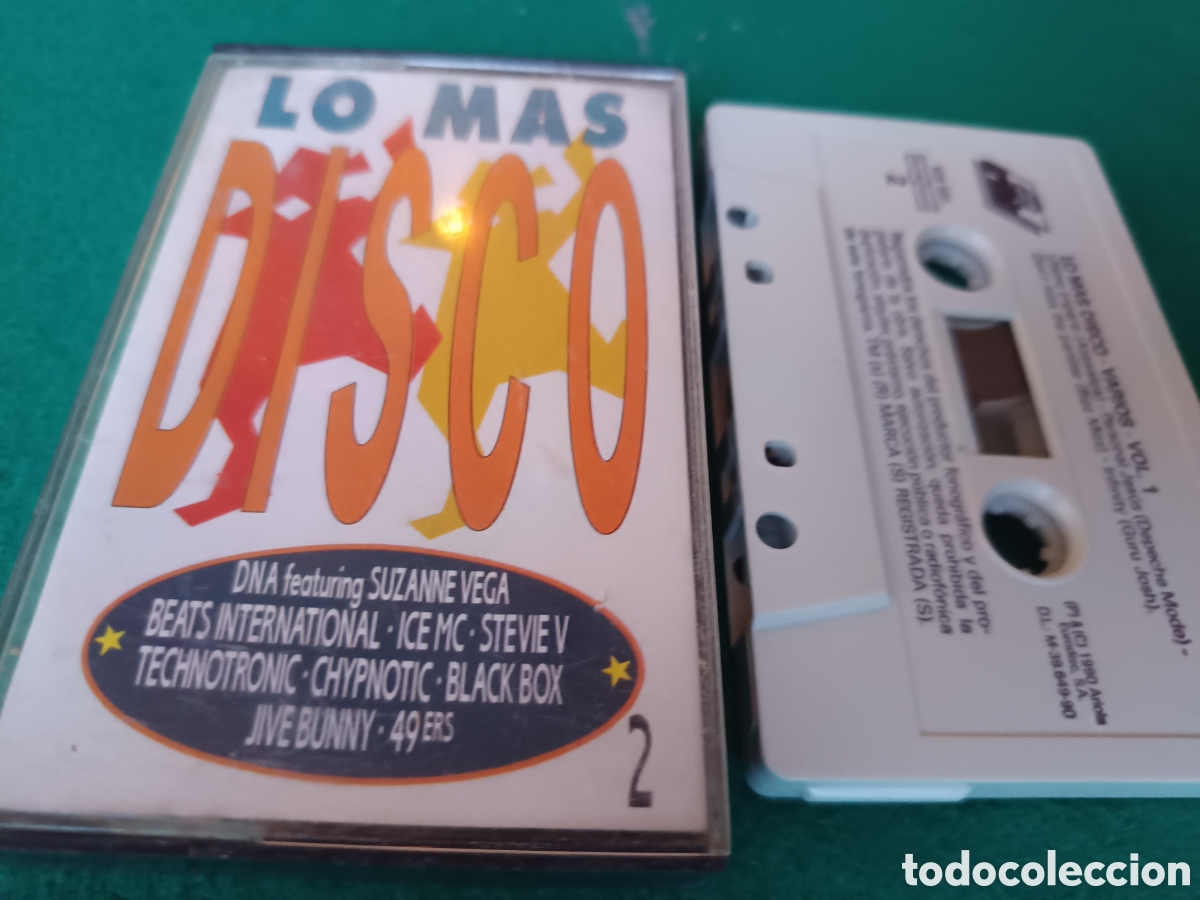 Casetes antiguos: LO M&Aacute;S DISCO ... VOL 2 - CASETE