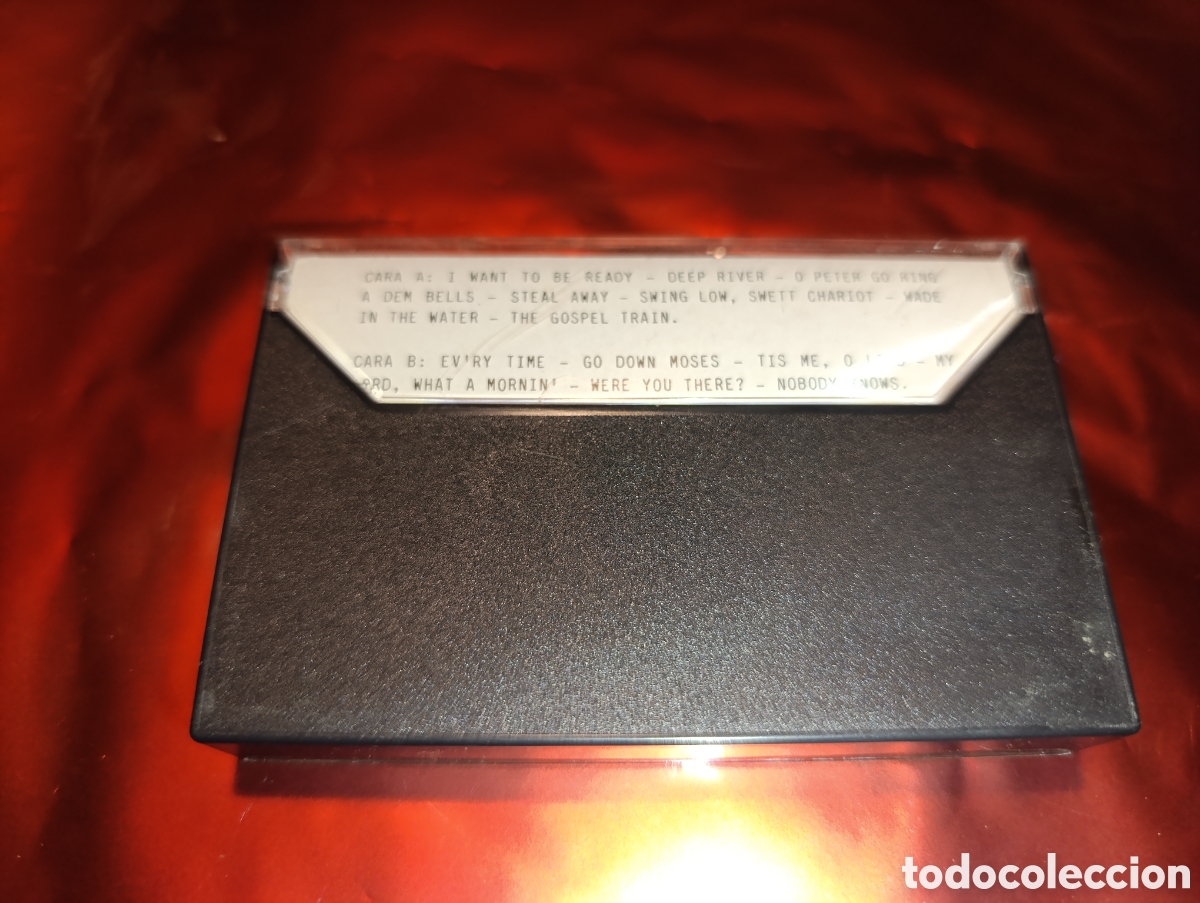 Casetes antiguos: Cassette Negro Spirituals - Foto 3