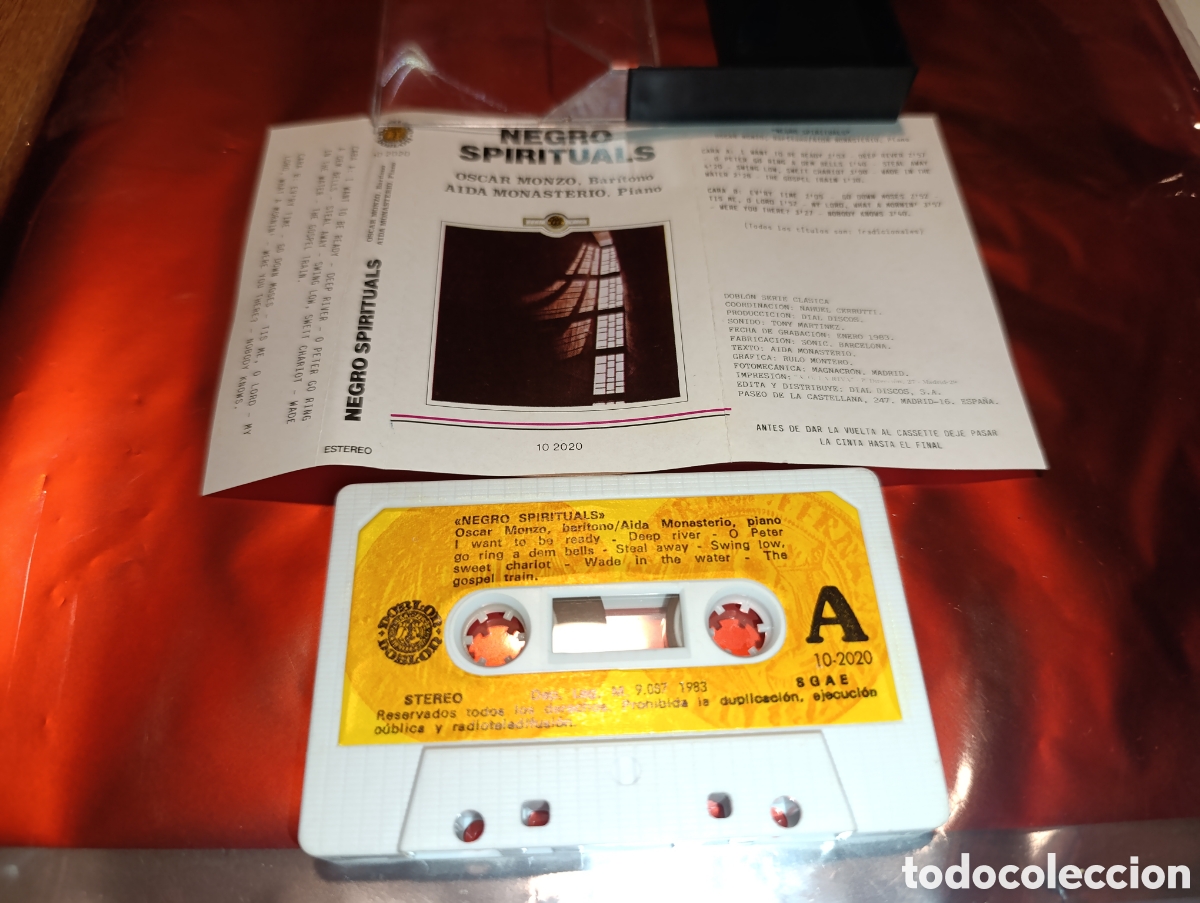 Casetes antiguos: Cassette Negro Spirituals - Foto 4