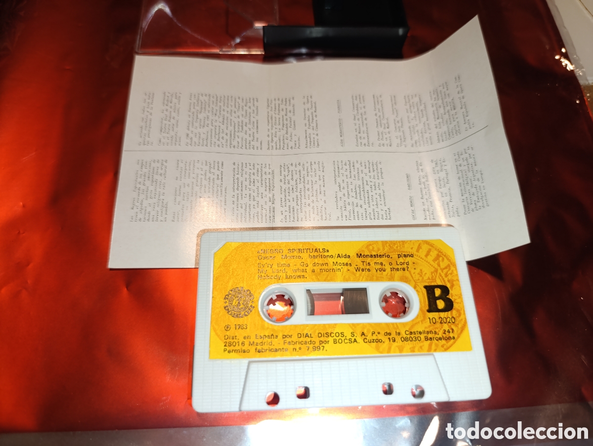 Casetes antiguos: Cassette Negro Spirituals - Foto 5