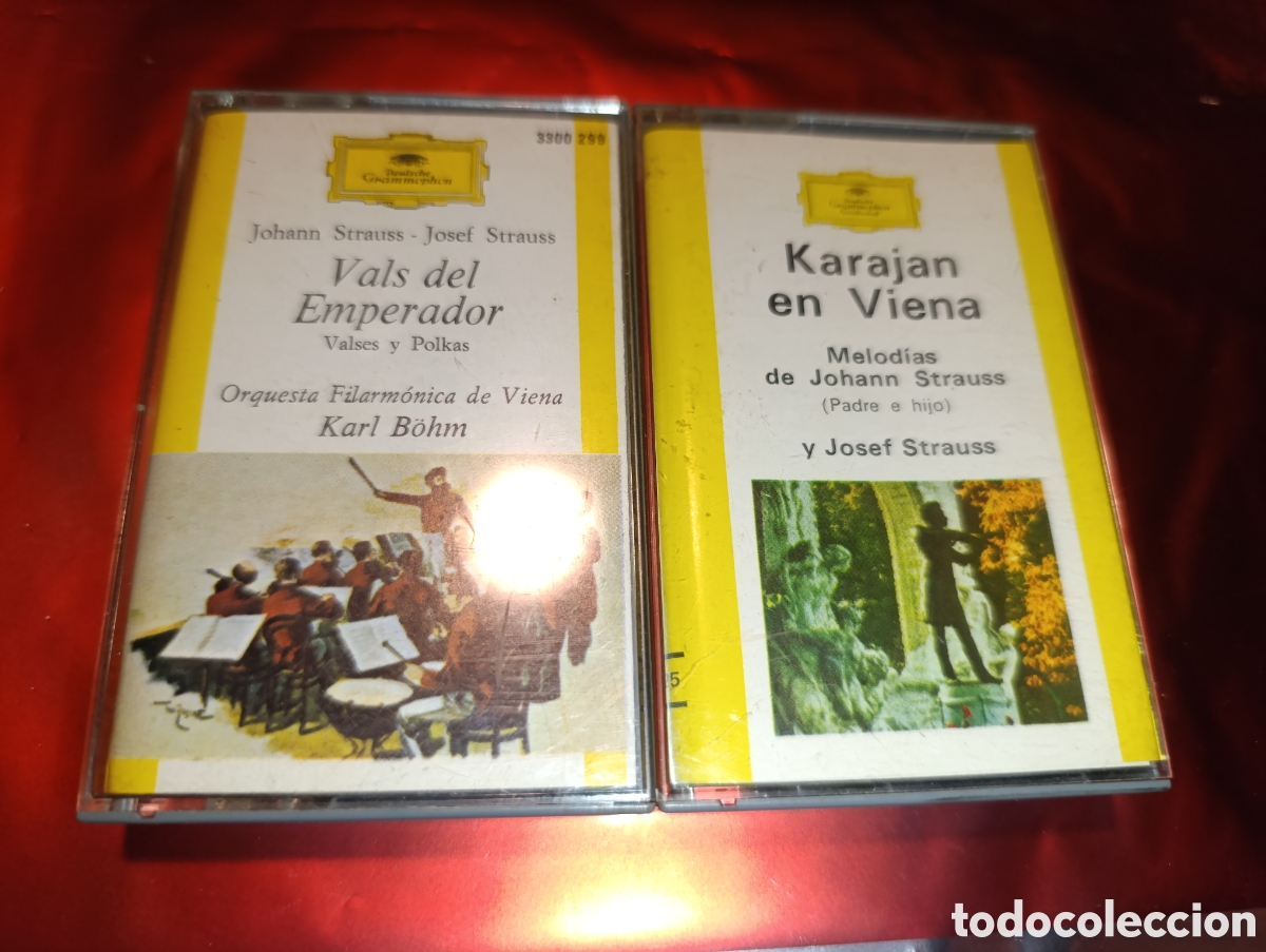 Casetes antiguos: &rdquo;Vals del Emperador&rdquo; y &rdquo;Karajan en Viena&rdquo;