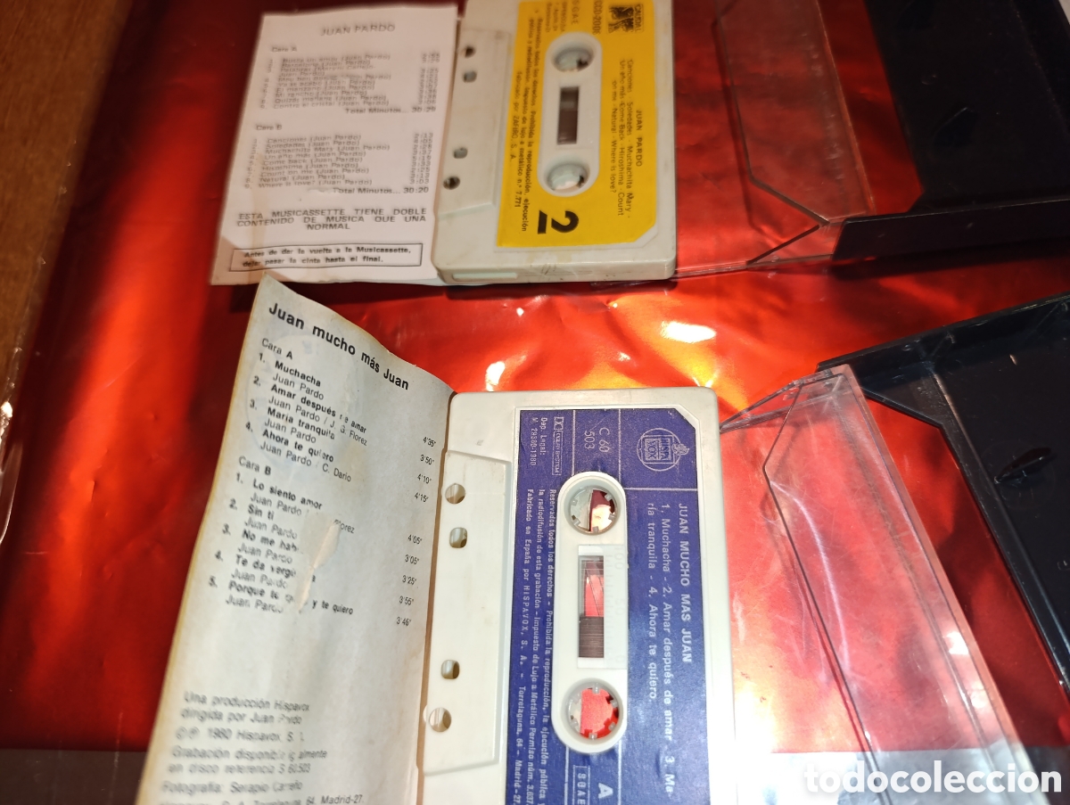 Casetes antiguos: Lote cassettes Juan Pardo - Foto 6