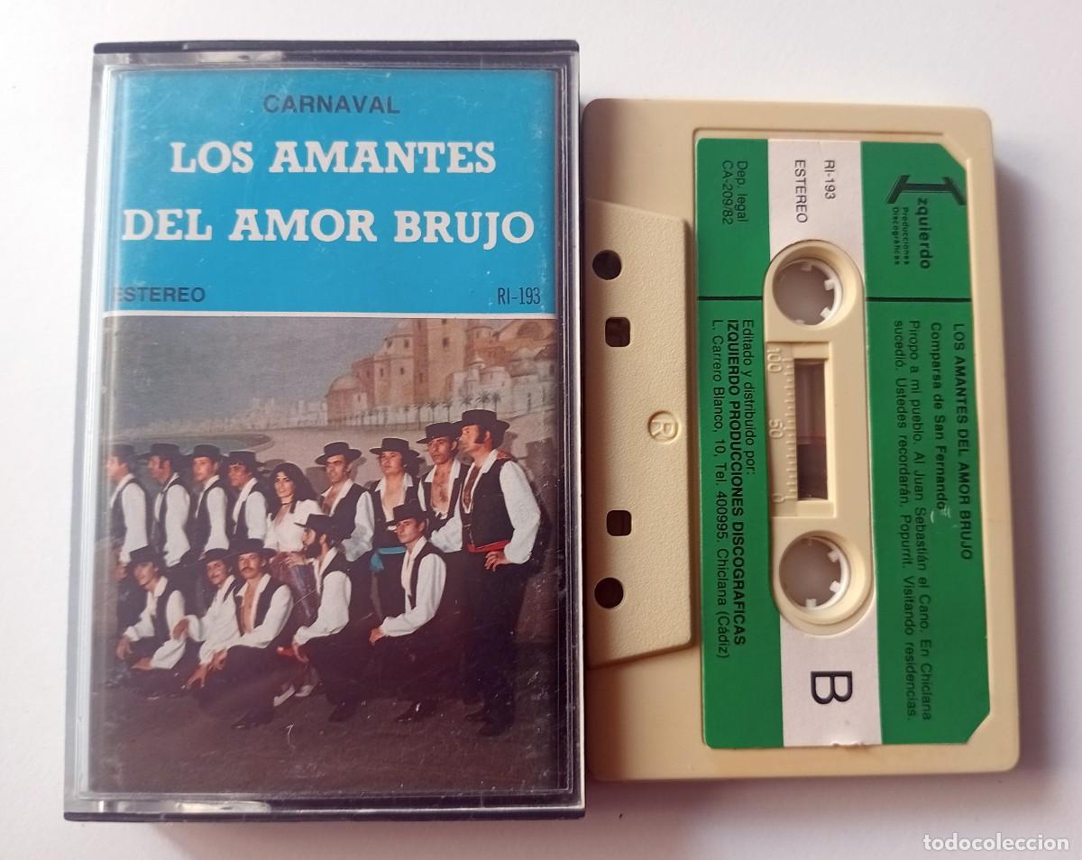 Casetes antiguos: CASSETTE CARNAVAL DE CADIZ 1982 COMPARSA LOS AMANTES DEL AMOR BRUJO