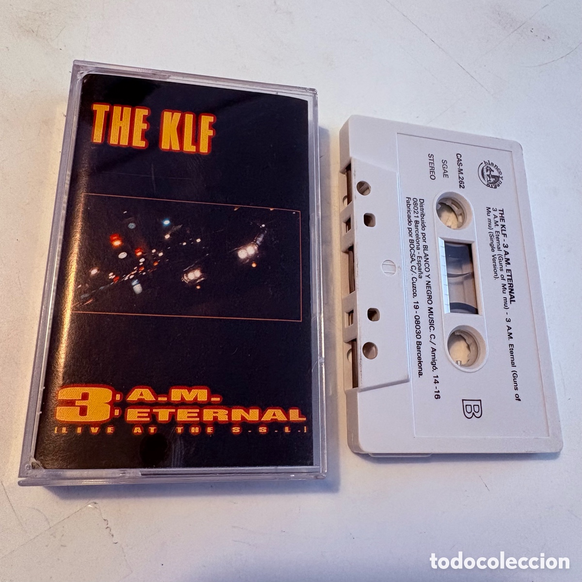 Casetes antiguos: cinta cassette The KLF &ndash; 3 A.M. Eternal (Live At The S.S.L.) edicion espa&ntilde;ola de 1991