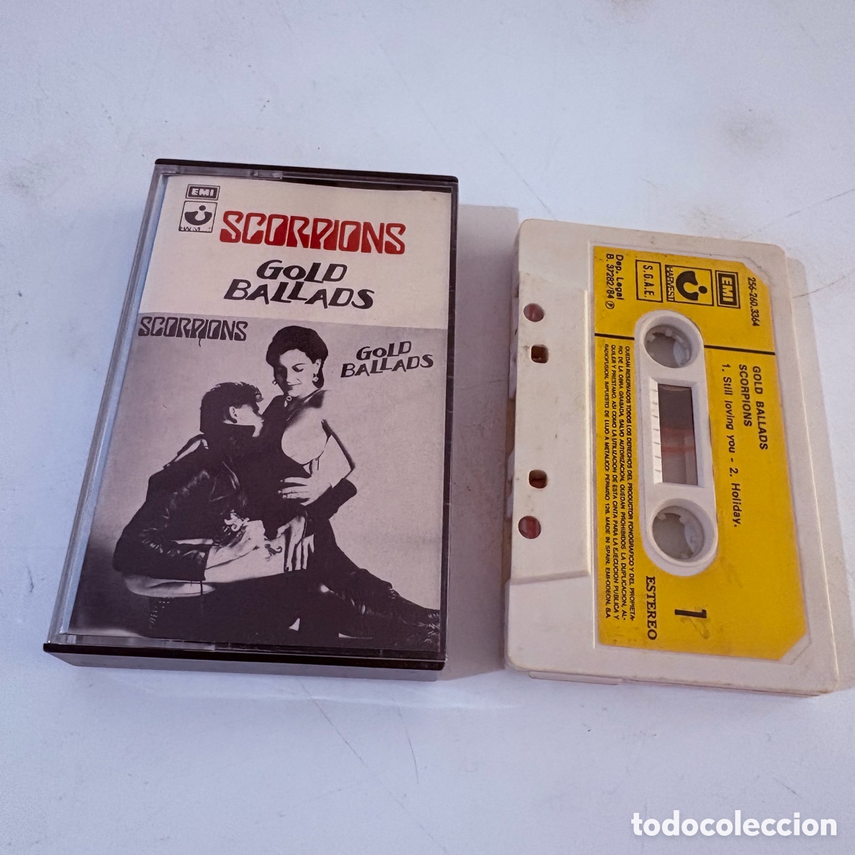 Casetes antiguos: cinta cassette Scorpions &ndash; Gold Ballads edicion espa&ntilde;ola de 1985