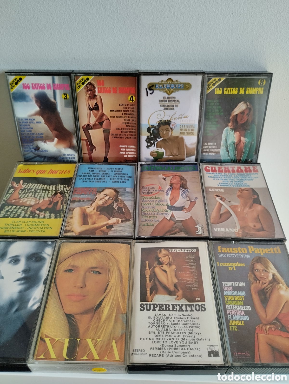 Casetes antiguos: Lote de 12 casetes variados mujer. ( Angel).