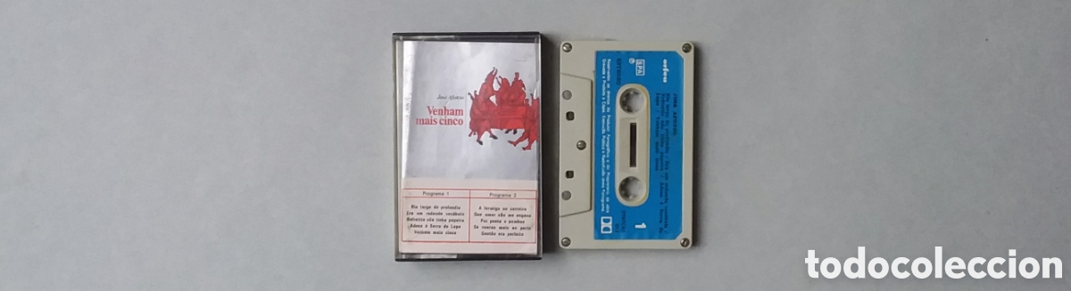 Casetes antiguos: JOS&Eacute; AFONSO//VENHAM MAIS CINCO//CASETE//ORFEU//PORTUGAL