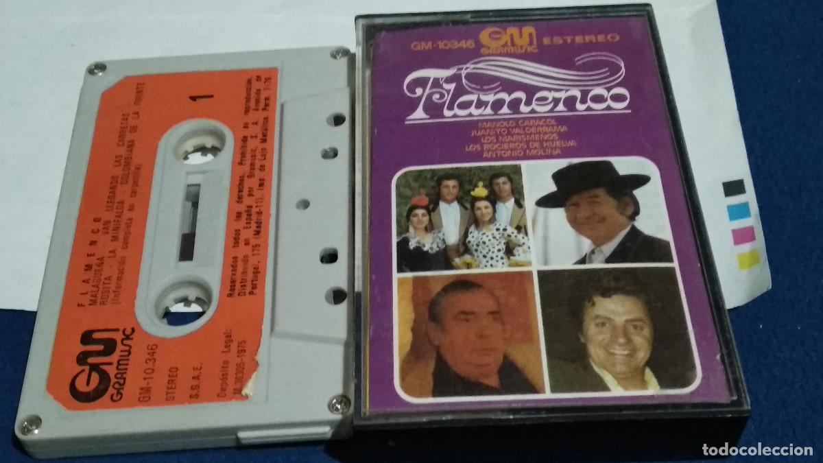 Casetes antiguos: FLAMENCO / CARACOL, VALDERRAMA, MOLINA, - CASETE 1975 GRAMUSIC