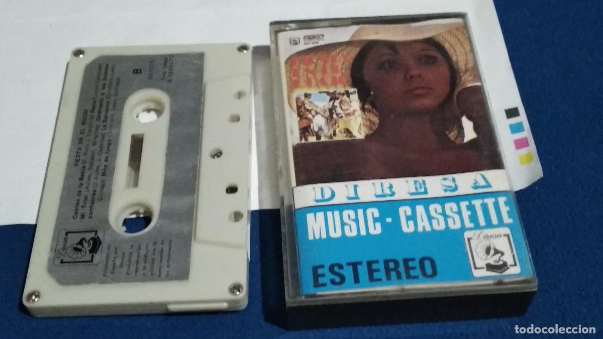 Casetes antiguos: FIESTA EN EL ROCIO / LOS 4 DE JAEN, FLORENTINO, FRANCISCO DE ALBACETE...- CASETE 1973 DIRESA