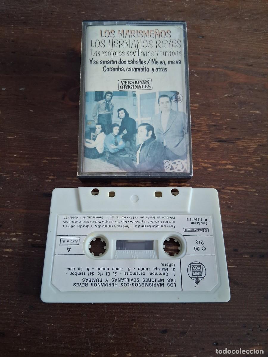 Casetes antiguos: Casete cinta de m&uacute;sica Los marisme&ntilde;os hermanos reyes sevillanas rumbas