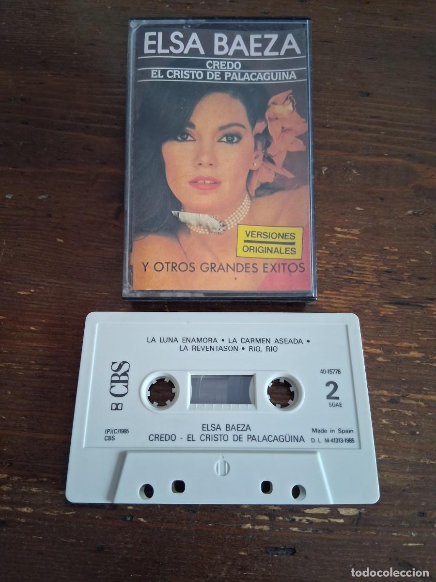 Casetes antiguos: Casete cinta de m&uacute;sica Elsa Baeza credo El cristo de palacaguina