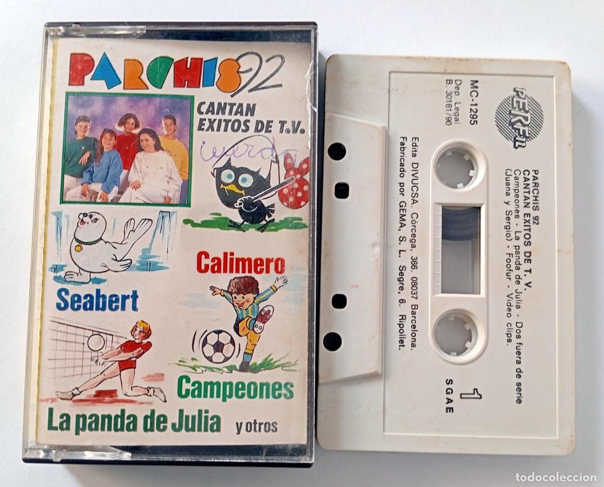 Casetes antiguos: CASSETTE PARCHIS 92 - CANTAN &Eacute;XIOS DE TV
