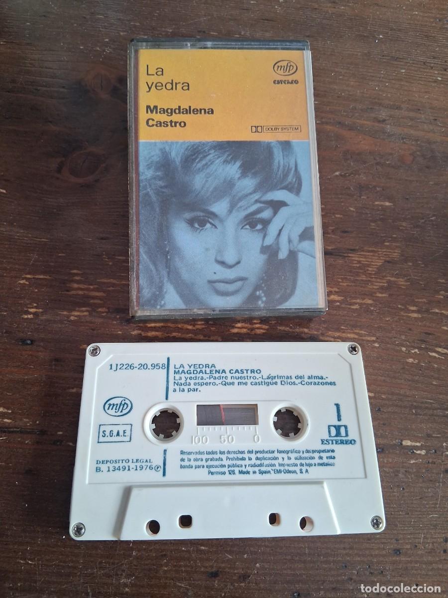 Casetes antiguos: Casete cinta de m&uacute;sica MAGDALENA CASTRO LA YEDRA