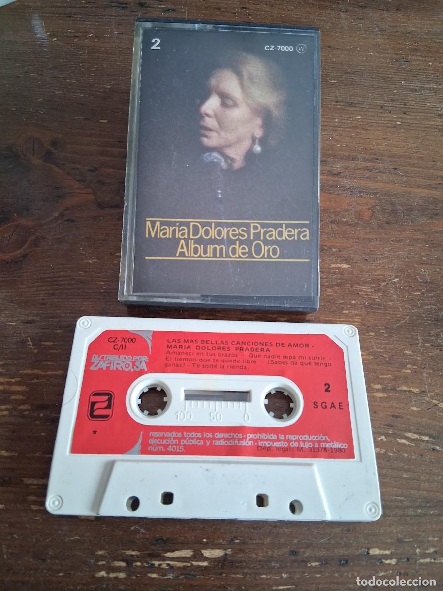 Casetes antiguos: Casete cinta de m&uacute;sica Maria Dolores Pradera &aacute;lbum de oro